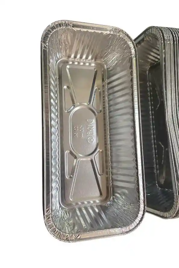 Molde Aluminio 20 Onzas X 5 Unds (10x 21 Cms )