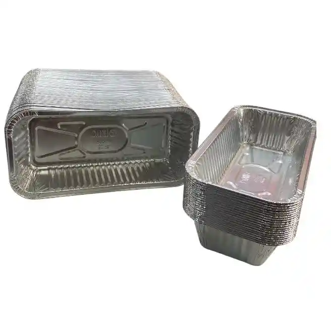 Molde Aluminio 20 Onzas X 5 Unds (10x 21 Cms )