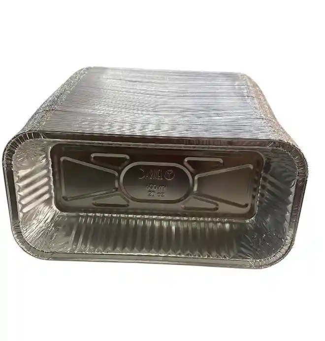 Molde Aluminio 20 Onzas X 5 Unds (10x 21 Cms )