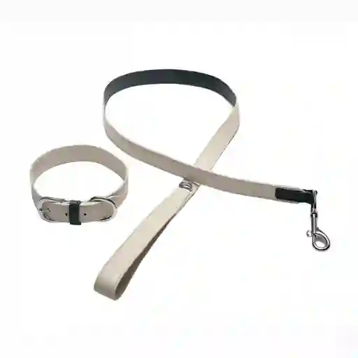 Correa Con Collar - Material Cuero Talla S