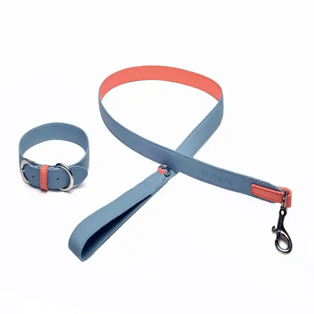 Correa Con Collar - Material Cuero Talla M