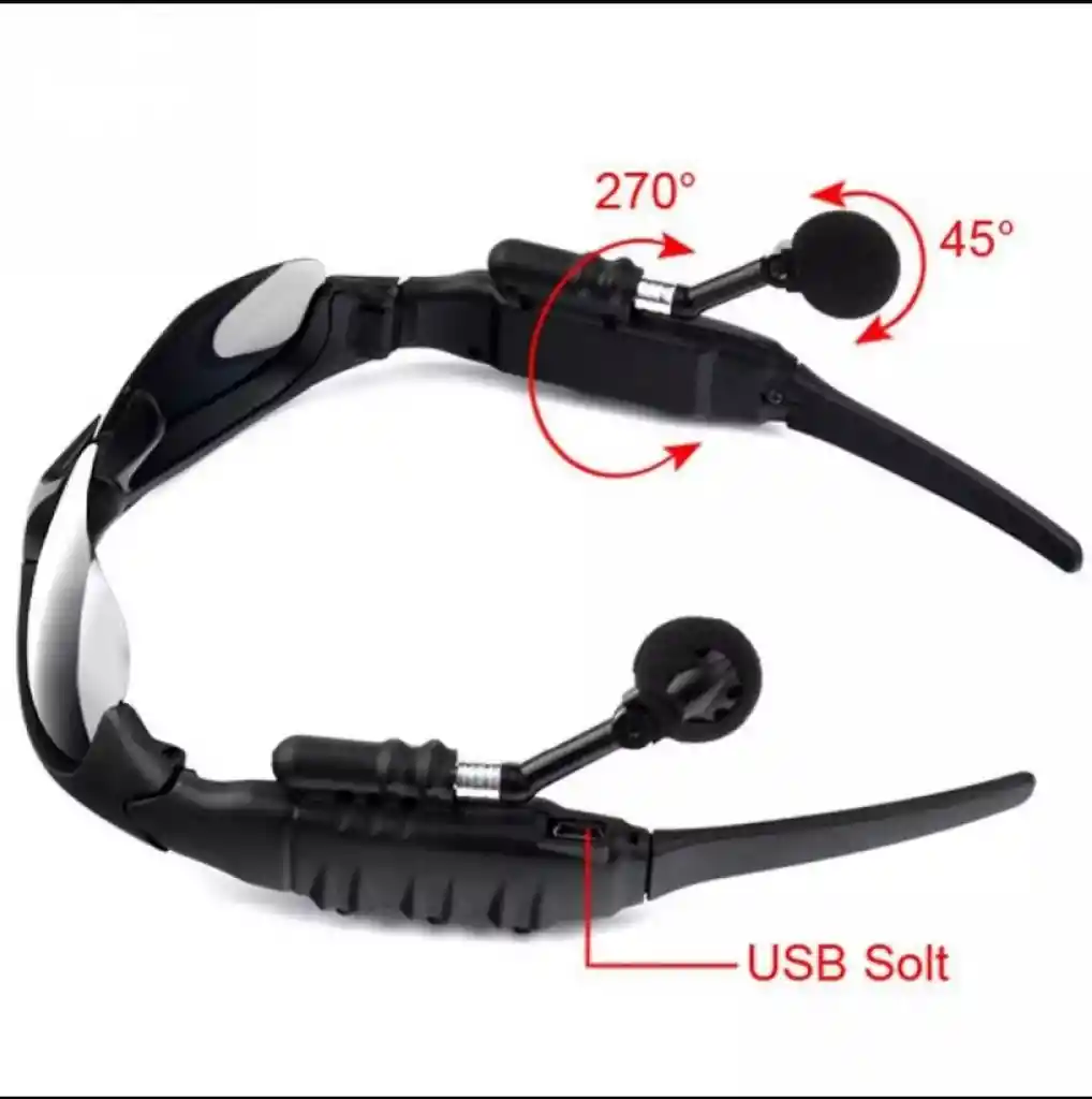 Gafas Bluetooth De Sol Ciclismo Iphone Android Con Estuche