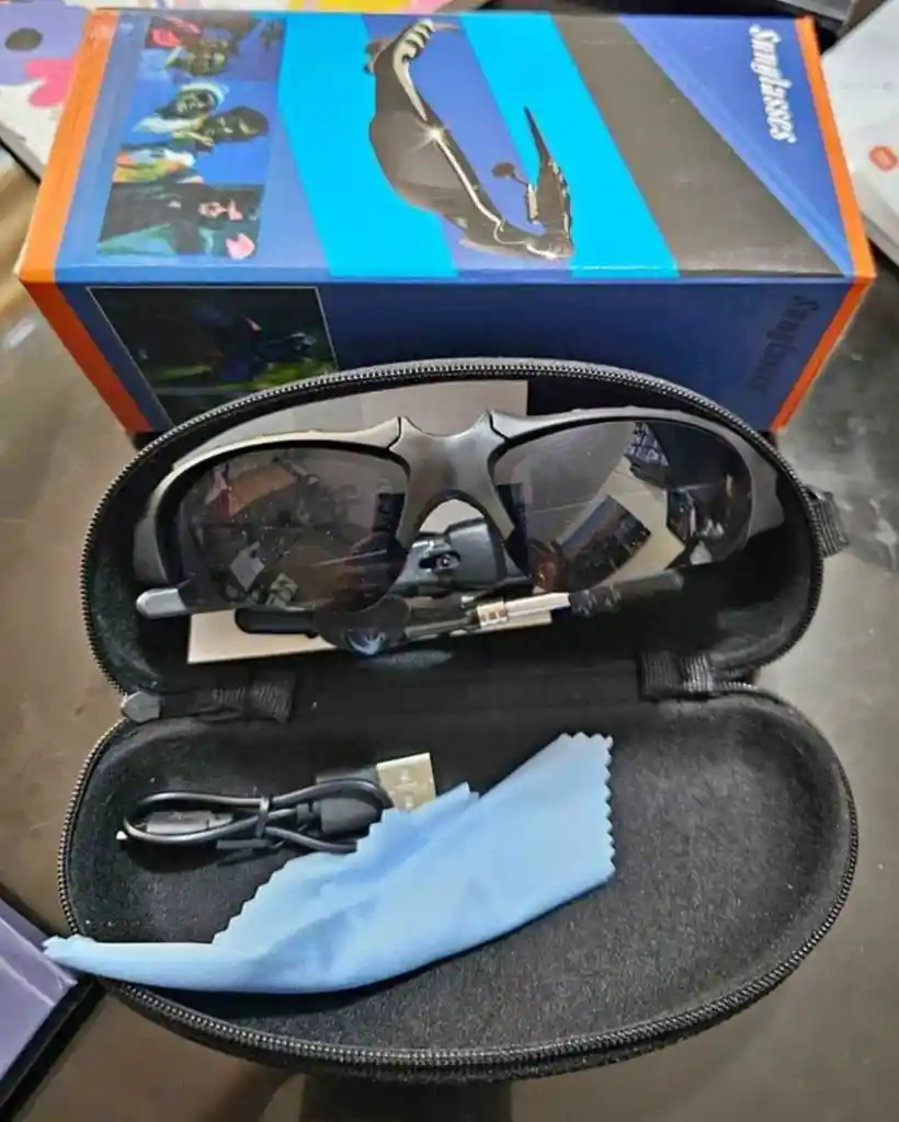 Gafas Bluetooth De Sol Ciclismo Iphone Android Con Estuche