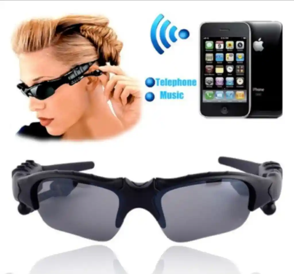 Gafas Bluetooth De Sol Ciclismo Iphone Android Con Estuche