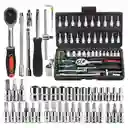 Juego De Copas Llaves 46 Herramientas Mecanica De Ratchet1/4