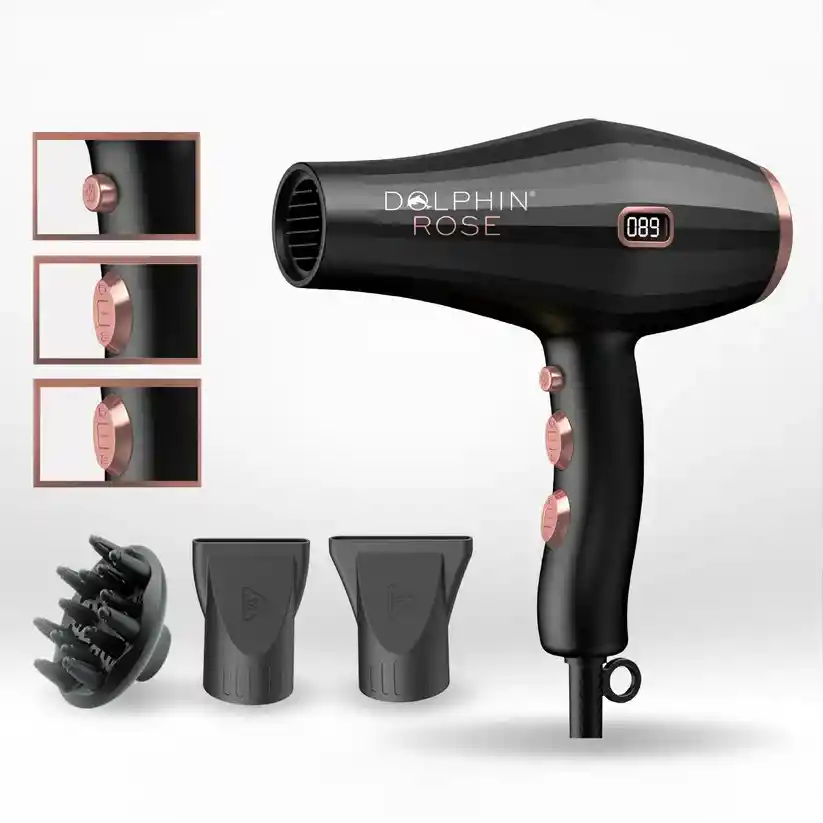 Secador Profesional Digital - Dolphin Rose