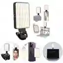 Luz Led Selfie Portátil Para Celular Video Tablet +clip