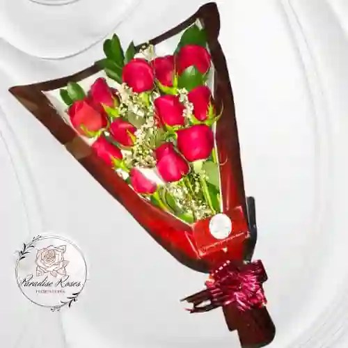 Rosas Rojas En Buckets Amor