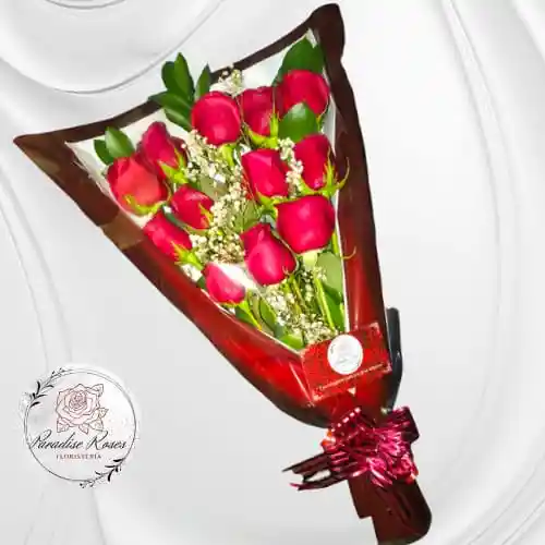 Rosas Rojas En Buckets Amor