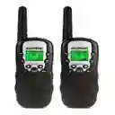 Radios Mini Walkie Talkies Baofeng Bf T3 X 2 Unidades Negro