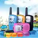 Walkie Talkie Radio Comunicador Niños Bf T3 Negro, Azul, Amarillo