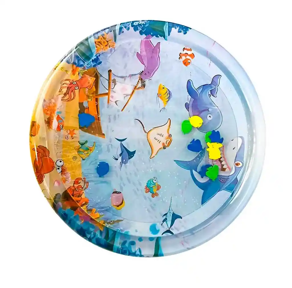 Colchoneta Tapete Agua Niños Color, Estimulación Para Bebes