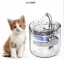 Fuente De Agua Automática Gatos Y Perros 1.8l Con Filtro Con Sensor Automatico
