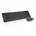Combo Teclado Numérico Y Mouse Óptico K-06 Inalámbrico Usb Teclado Negro