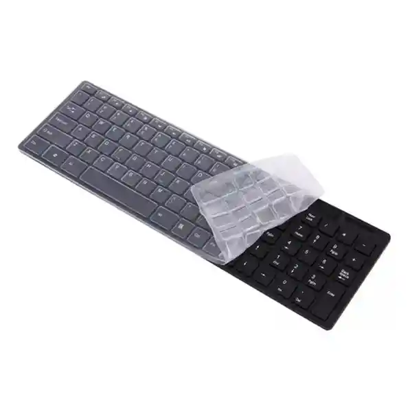 Combo Teclado Numérico Y Mouse Óptico K-06 Inalámbrico Usb Teclado Negro