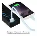 Sabrent Hub Usb 3.0 De 60w Turbo Carga Y Control 10 Puertos