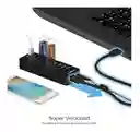 Sabrent Hub Usb 3.0 De 60w Turbo Carga Y Control 10 Puertos