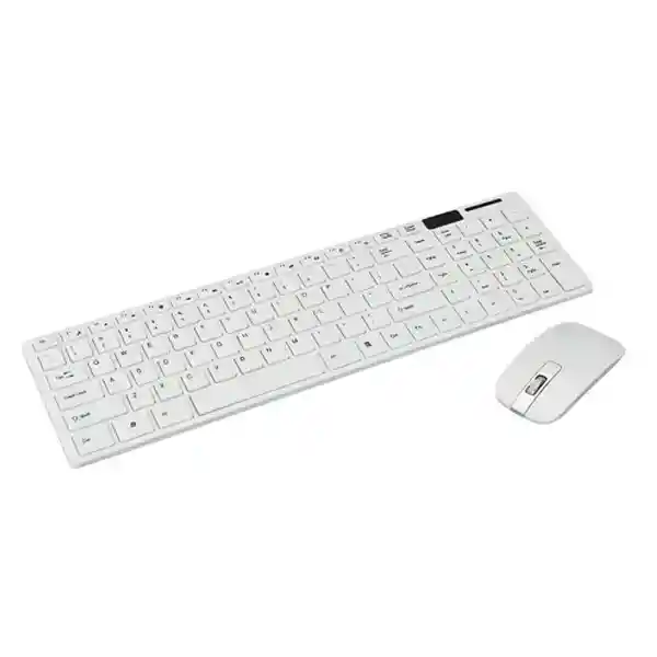Combo Teclado Y Mouse Inalambrico K06 Blanco