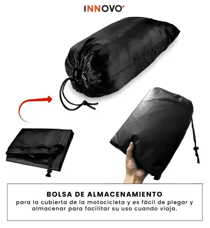 Pijama Para Moto Impermeable Con Argolla Para Asegurar Protectora Resistente Agua Sol Polvo Y Rayos Uv
