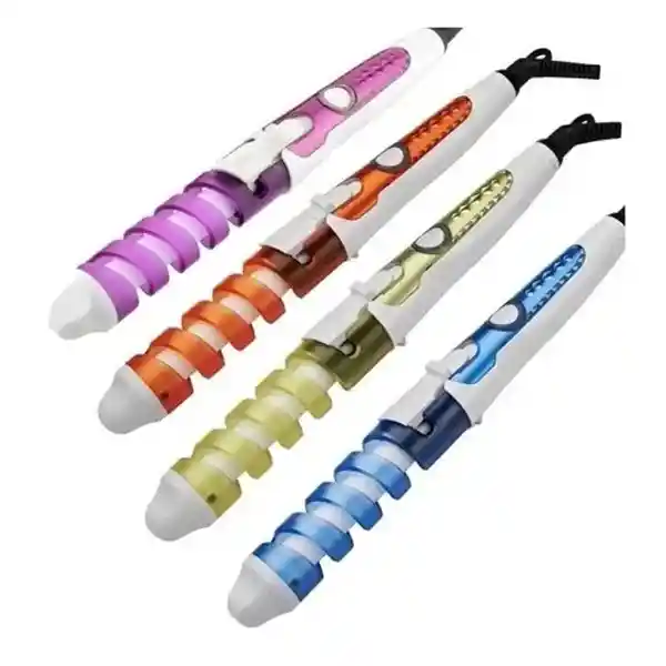 Rizador De Cabello Con Guía Espiral Rizos Definidos En Minutos