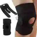 Rodillera Ortopédica Deportiva Ajustable Protección Muscular Color Negro