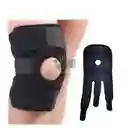 Rodillera Ortopédica Deportiva Ajustable Protección Muscular Color Negro