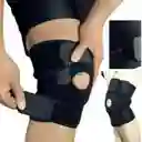 Rodillera Ortopédica Deportiva Ajustable Protección Muscular Color Negro