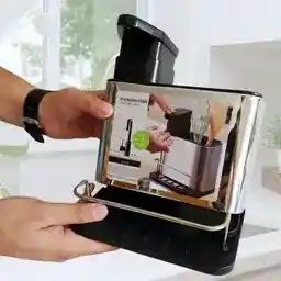 Dispensador De Jabón Para Cocina Con Escurridor 3 En 1