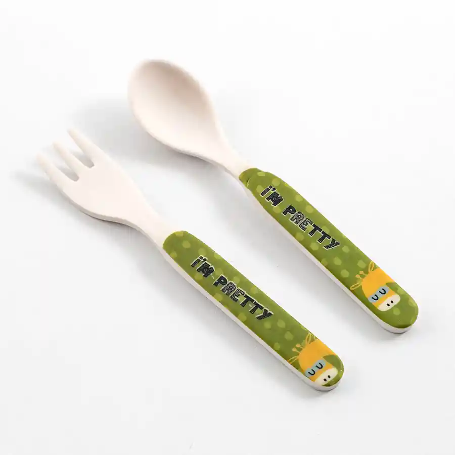 Cubiertos Servir Excellent Houseware 13cm Blanco 2 Pz Melamina