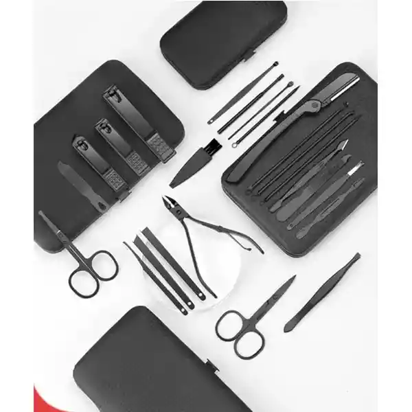 Kit De Cortauñas Para Manicure Pedicure 24 Pcs Profesional