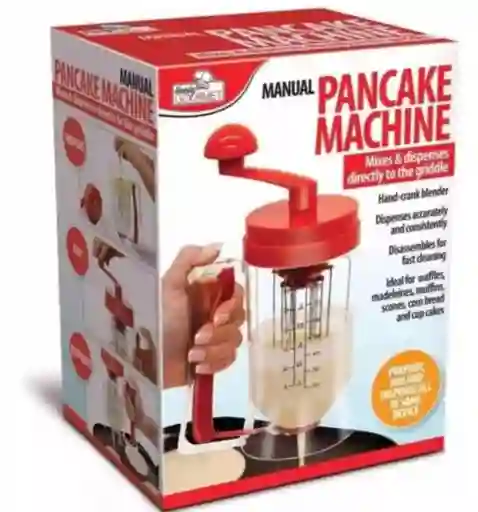 Máquina Manual Dispensadora Mezcladora Pancakes