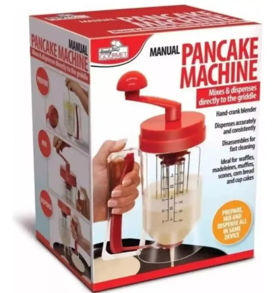 Máquina Manual Dispensadora Mezcladora Pancakes