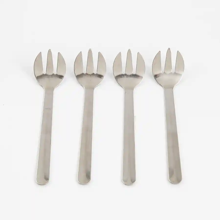 Utensilios Servir Cook Concept Ostras 17x22x3cm Plateado 5 Pz