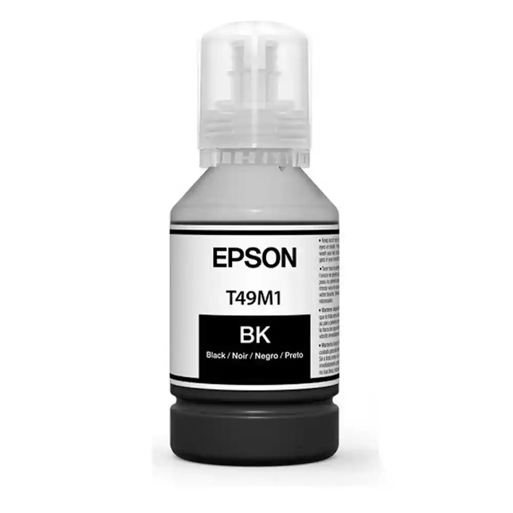 Botella De Tinta T49m 140ml Para Impresora Surecolor F170 Negro