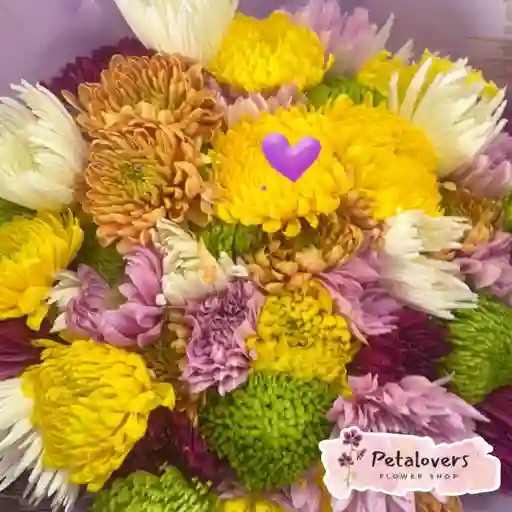 Flores Bouquet De Chirosas Surtidas Amor Y Amistad