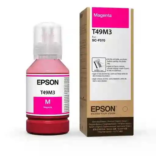 Botella De Tinta T49m 140ml Para Impresora Surecolor F170 Magenta