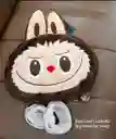 Morral Maleta Cara Labubu3d Felpa Escolar Mochila