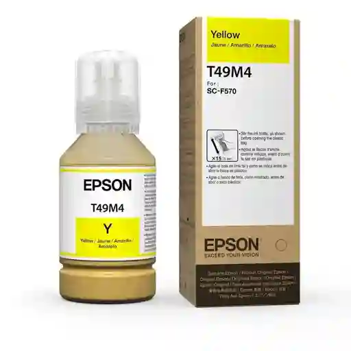 Botella De Tinta T49m 140ml Para Impresora Surecolor F170 Amarillo