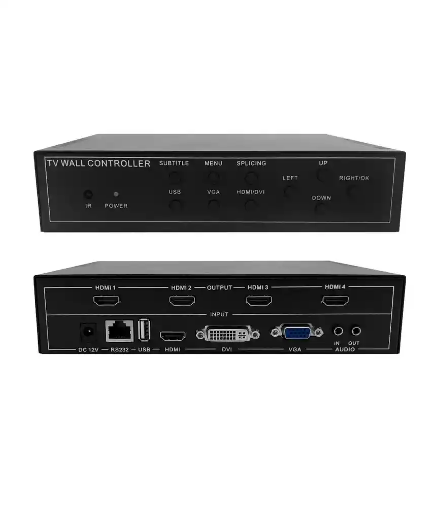 Splitter Videowall Multi Pantalla 2x2 1x4 4x1 1x3 1080p 60hz