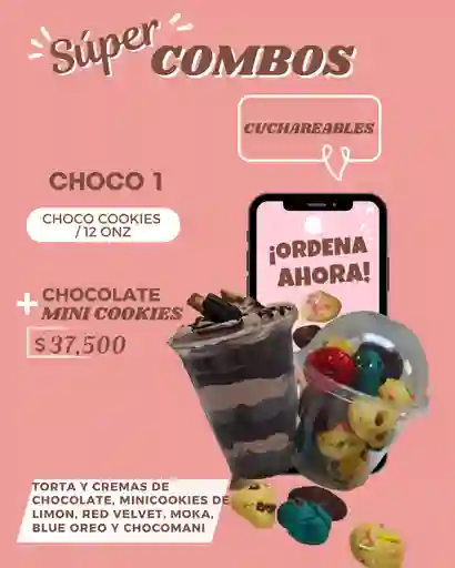 Cuchareable De Chocolate + Minicookies Surtidas 12 Onz