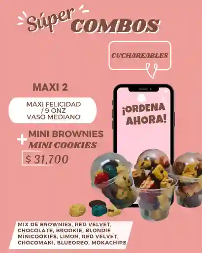 Maxi Felicidad Mini Brownies + Mini Cookies 9 Onz