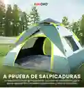 Carpa Camping Campaña Automática 4 Personas Impermeable Ventilación 360° Fácil De Armar Mosquitero