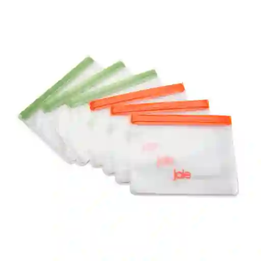 Bolsa Joie 21x17cm Transparente 6 Ud Polietileno