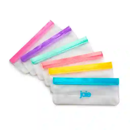 Bolsa Joie 21x8cm Transparente 10 Und Polietileno