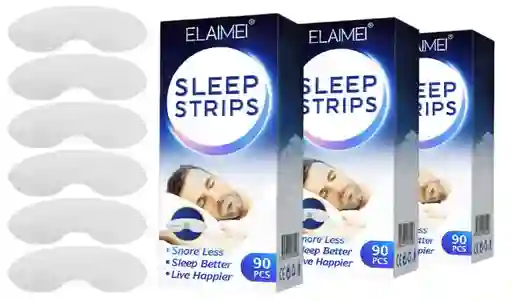 Tiras Para Dormir Antirronquidos 270 Pcs Mejora La Respiración Y La Calidad Del Sueño Sleep Strips