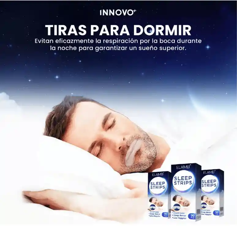 Tiras Para Dormir Antirronquidos 270 Pcs Mejora La Respiración Y La Calidad Del Sueño Sleep Strips