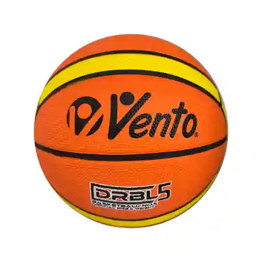 Balón De Baloncesto #5 Vento Competición 14 Paneles En Goma/ Naranja - Amarillo