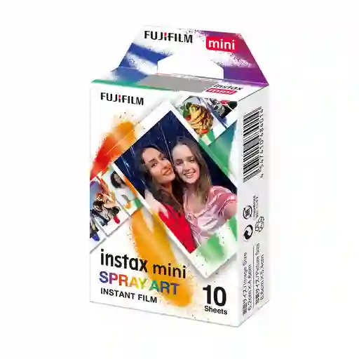 Película Fotográfica Fujifilm Instax Mini Spray Art