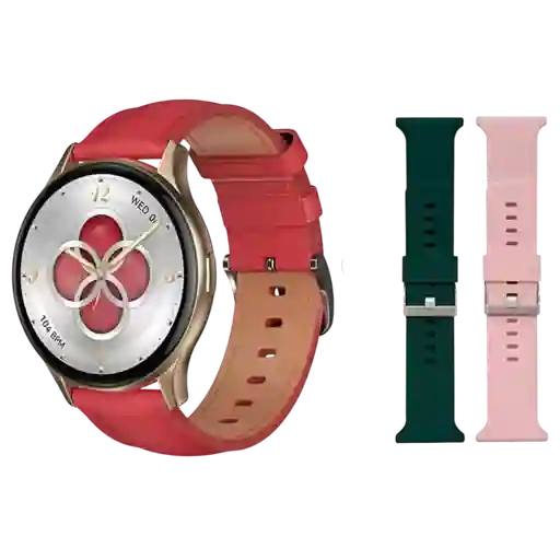 Smartwatch G-tide R5 Display De 1.43 3 Pulsos Reloj De Lujo Dorado 3 Pulsos