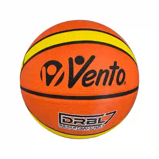 Balón De Baloncesto #7 Vento Competición 14 Paneles En Goma/ Naranja - Amarillo